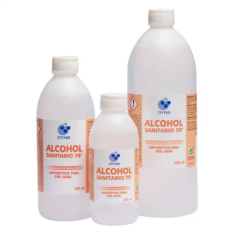 ALCOHOL SANITARIO 70º DYNS